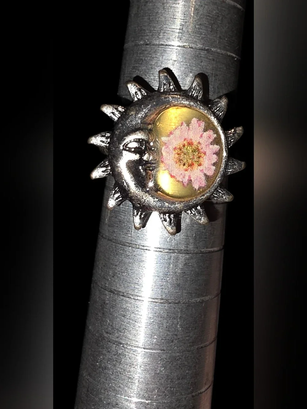 Sun & Moon Floral Ring